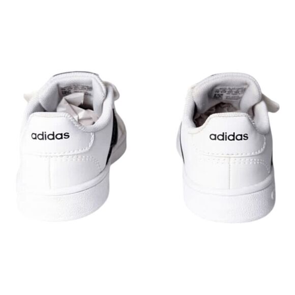 ADIDAS Grand Court 2.0 "Black/White" TD Sneakers Size 7K - Picture 5 of 7